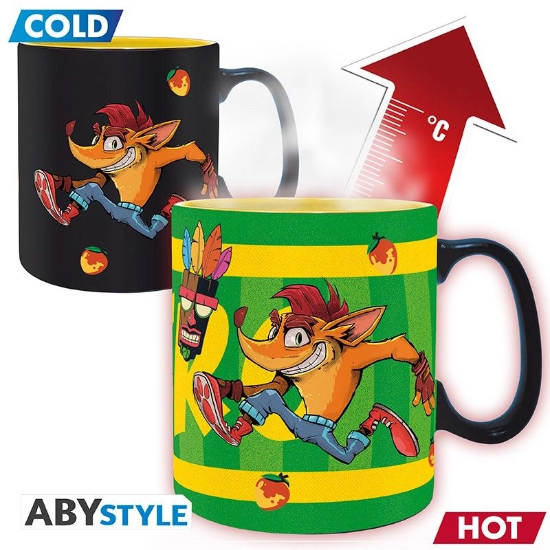 ABYstyle CRASH BANDICOOT Mug - Heat Change Nitro box - 460 ml
