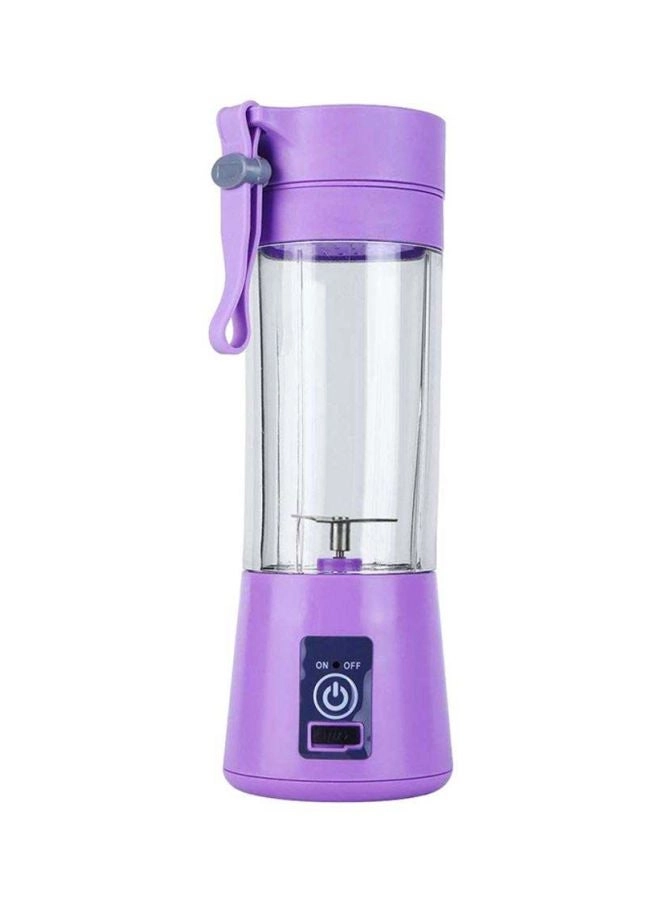 Shasshka SHK-05 - Portable Mini Electric Blender USB Rechargeable Purple/Clear