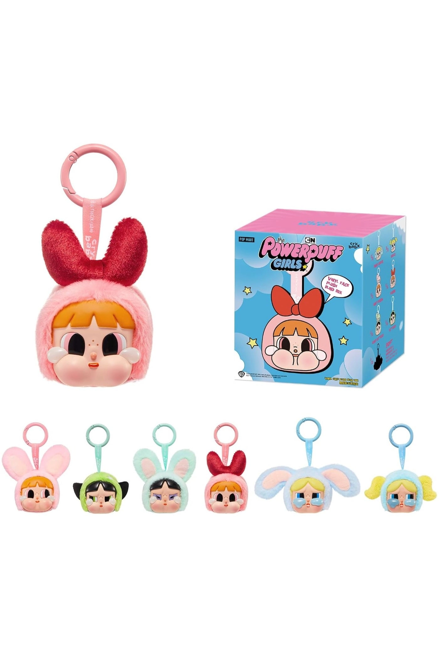 CRYBABY x Powerpuff Girls Vinyl Face Plush - Approx. 15–17cm