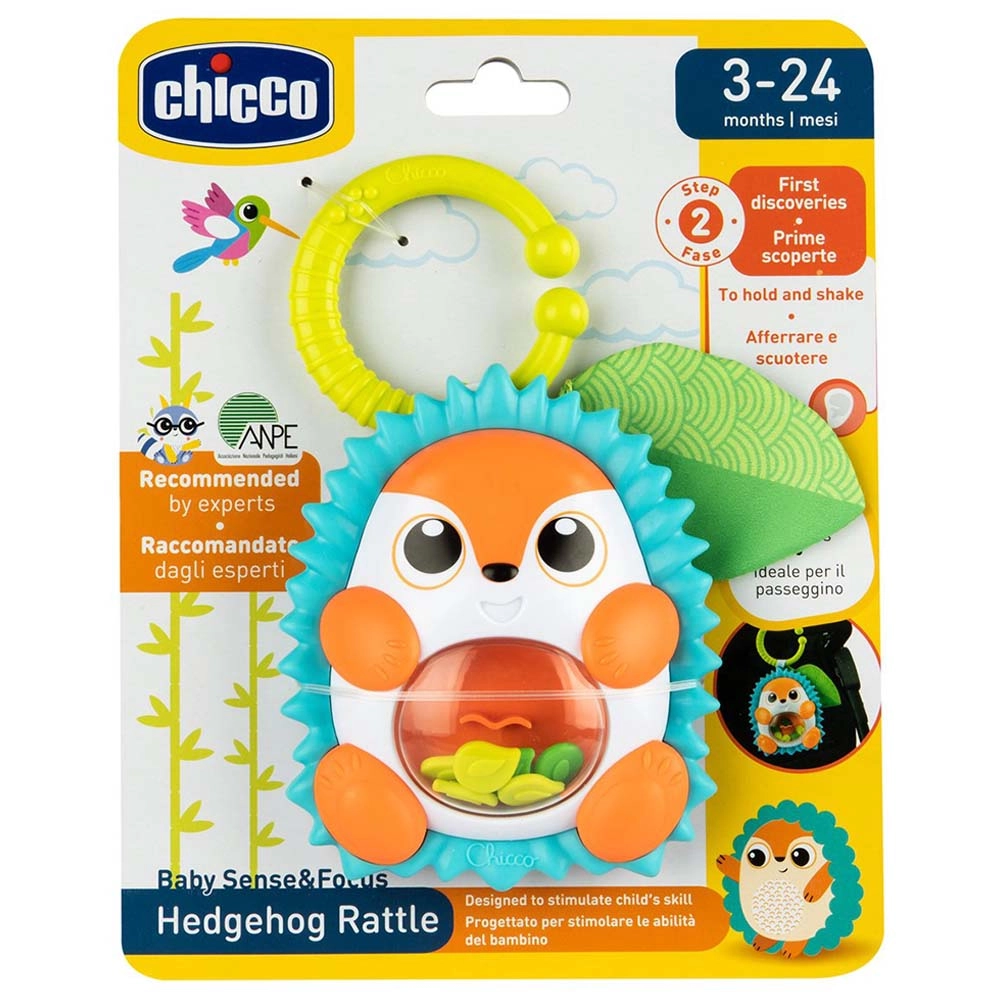 Hedgehog Plastic Rattle - Suitable for 3 to 12 months plastic