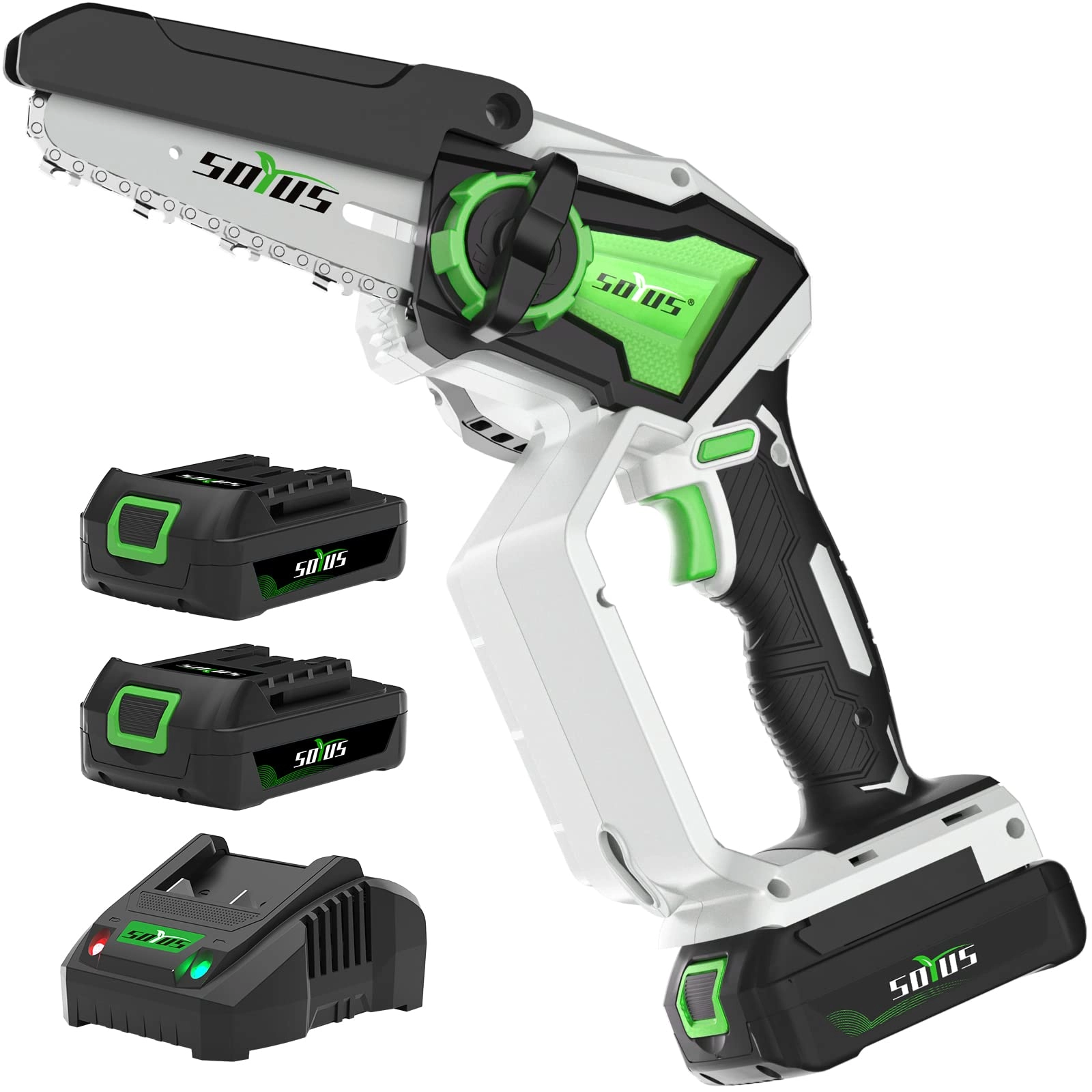 SOYUS Mini Chainsaw Cordless - 5 Inch Battery Powered