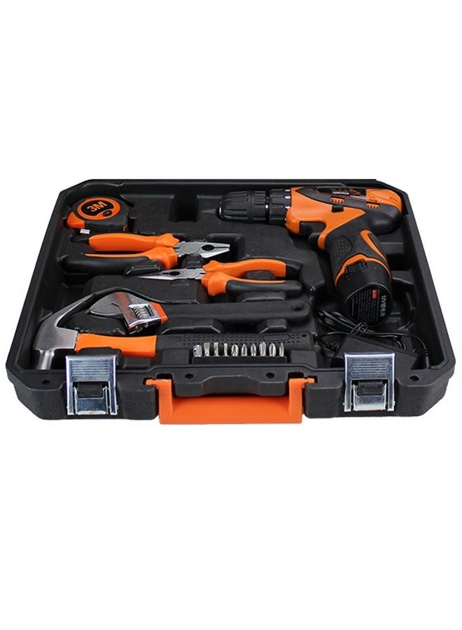 Multifunctional Tool Set - 44 Piece + Electric Drill Machine - 12V Rechargeable