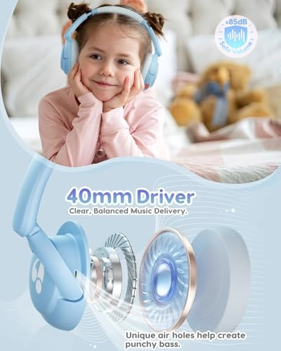 Children's Bluetooth Headphones Wireless Headphone