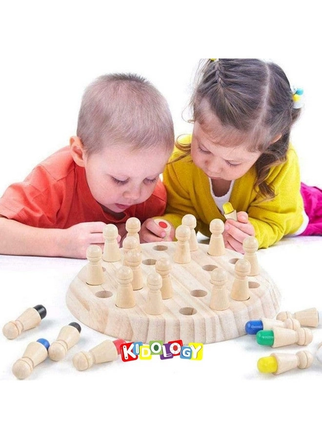 Wooden Memory Match Stick Chess Game - 2+ Years