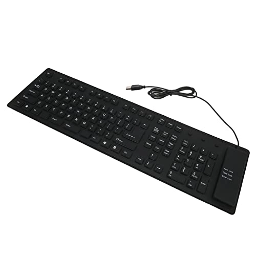 109 Keys Foldable Silicone Keyboard