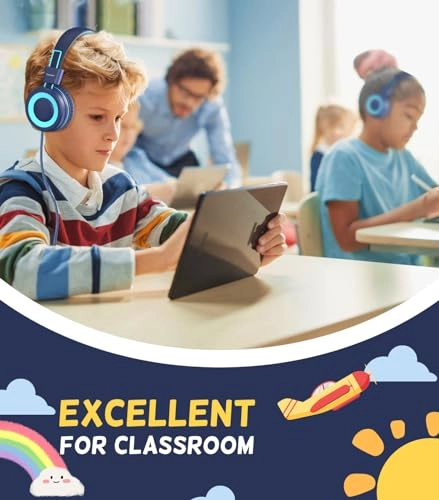 USB Type C Kids Headphones Wired Headphone