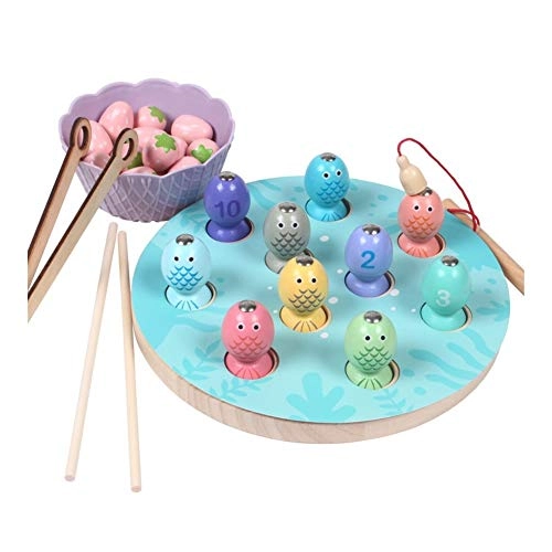 Fishing clip bead toy - 3-6 Years Old