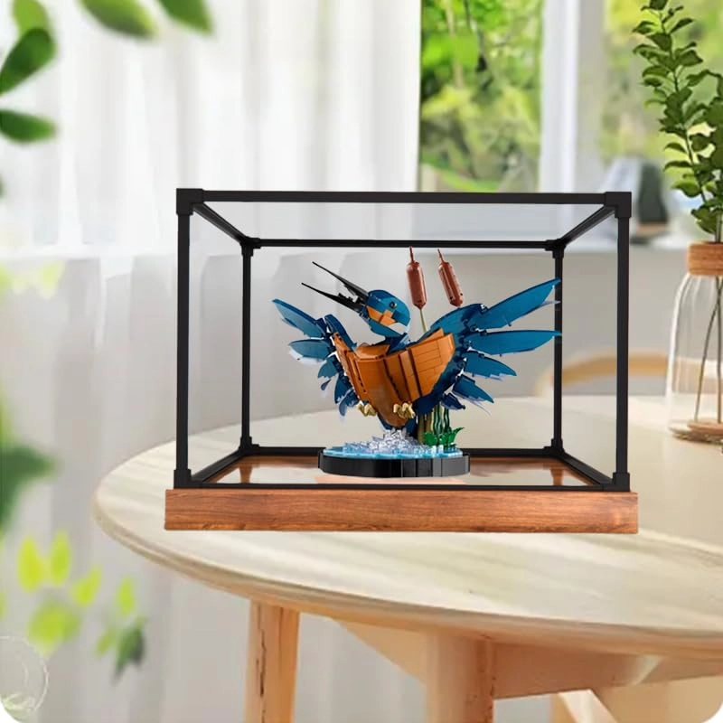 Lego Icons Display Case (10331) - Clear Acrylic Black Bottom