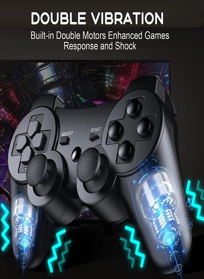 Android TV Game Console - 2.4G Dual Wireless Controllers Bluetooth 10m