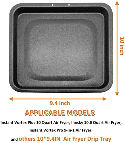 Air Fryer Replacement Drip Tray - Carbon Steel 2PCS