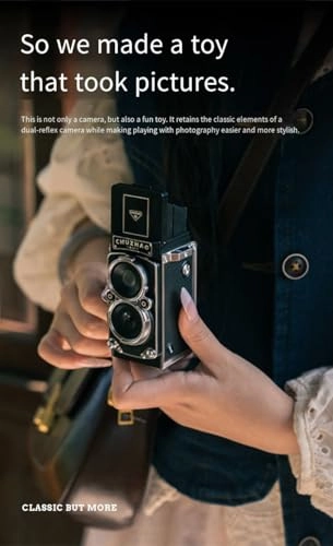 Digital Vintage for MINI Camera - 11 x 6 x 5CM Small electronic screen