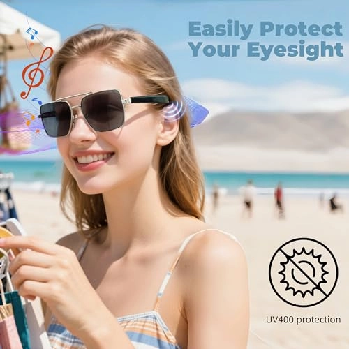 GT30 - Pilot Smart Glasses Bluetooth 5.4 Polarized Brown Lens