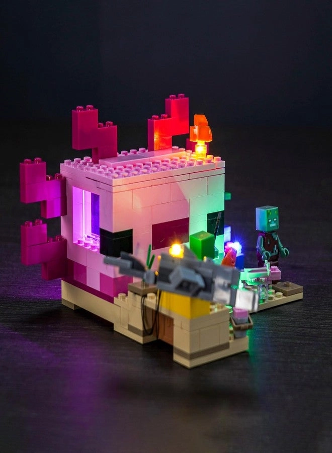 LED Lighting Compatible with Lego The Axolotl House 21247