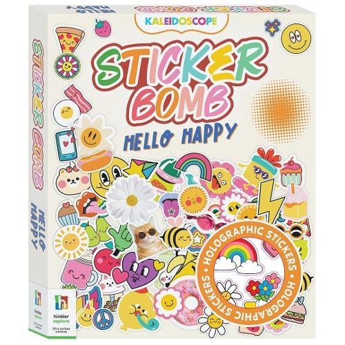Hinkler Pty Ltd Hello Happy Sticker Book 16 pcs