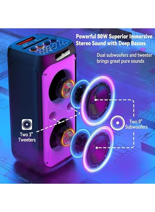 Karaoke machine - 2 wireless microphone