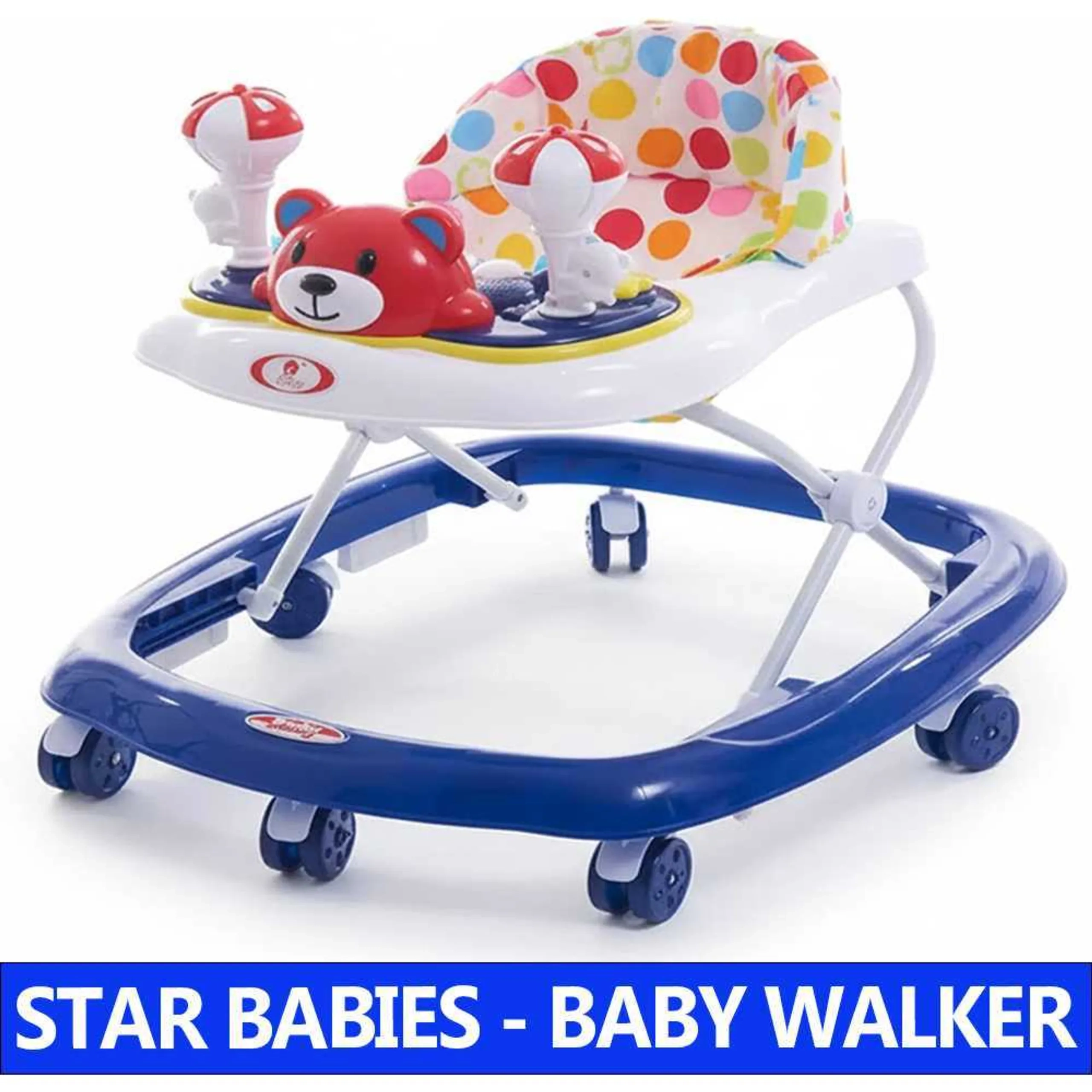 Baby Walker - With Wheels 3 Height Positions