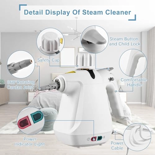 Handheld Steam Cleaner - 2.6 to 3.2BAR 350ml