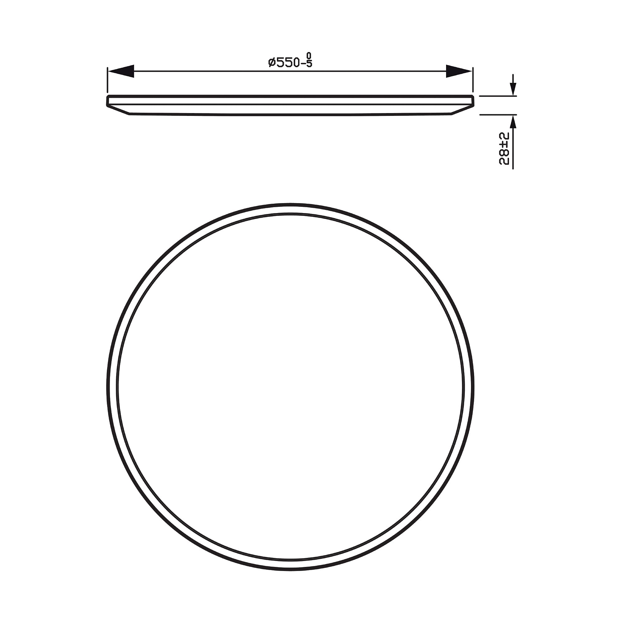 LED Superslim SceneSwitch - 2700K Dimmable