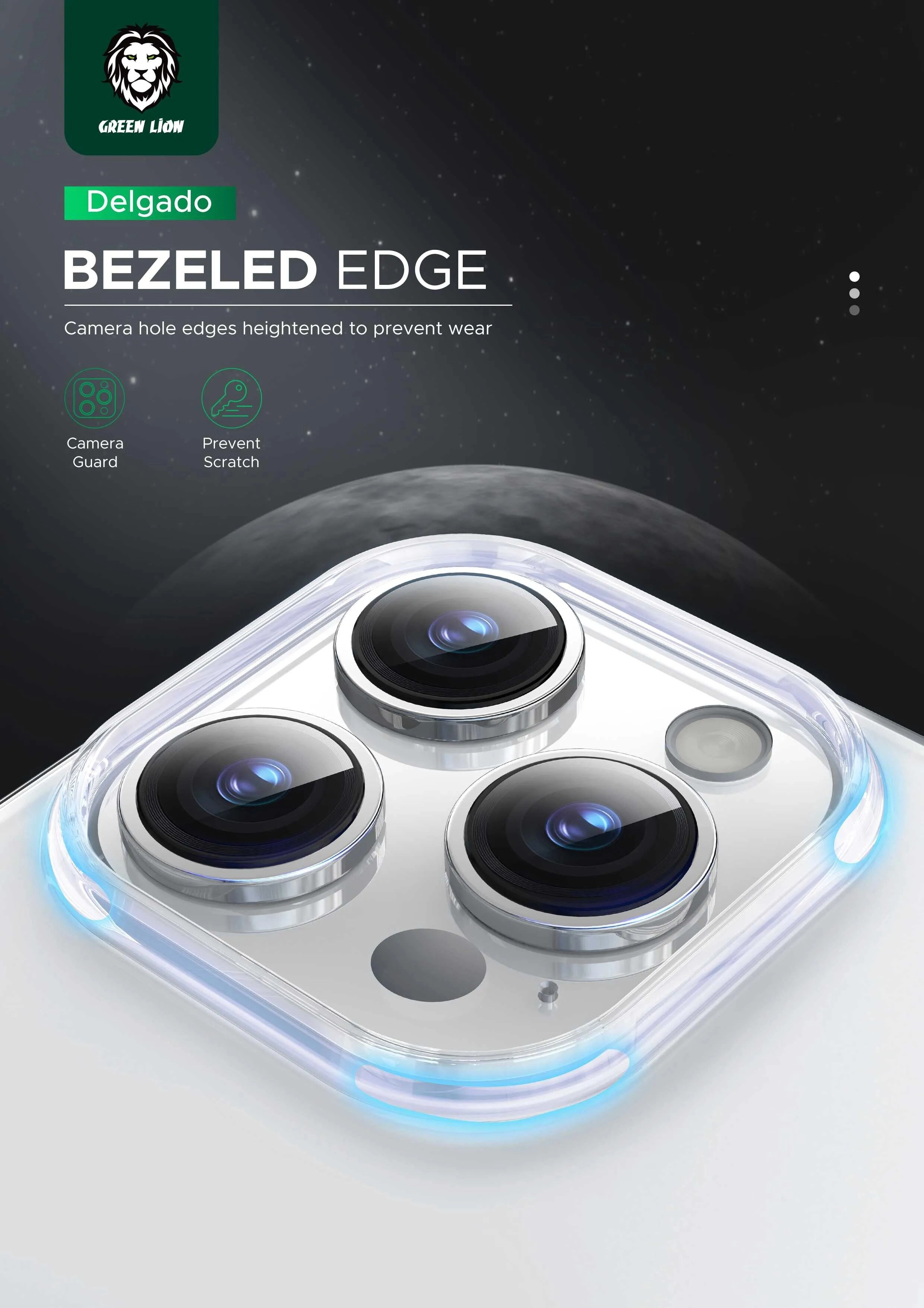 Delgado Clear Case for iPhone 15 Pro