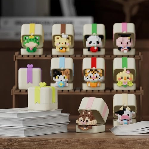 Animal Micro Building Blocks Set - 12 pieces