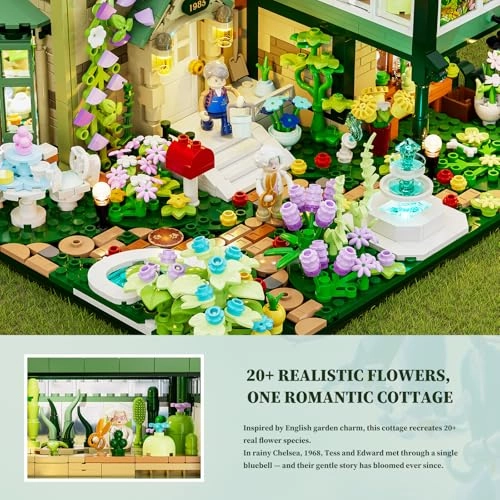 Garden-Cottage Lighting-Building-Bricks Set (10013)