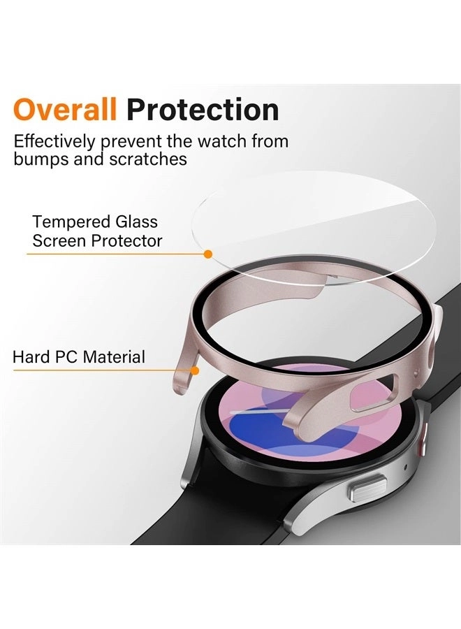 2 Pack Screen Protector Case for Samsung Galaxy Watch 5/Galaxy Watch 4 - 40mm