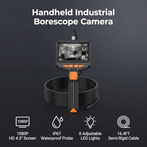 Digital Borescope Camera - 5M 8mm