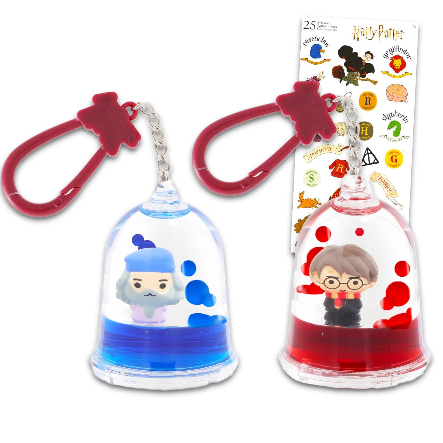 Harry Potter Tsunameez Keychain Set - Bundle of 2 with Stickers Styles May Vary