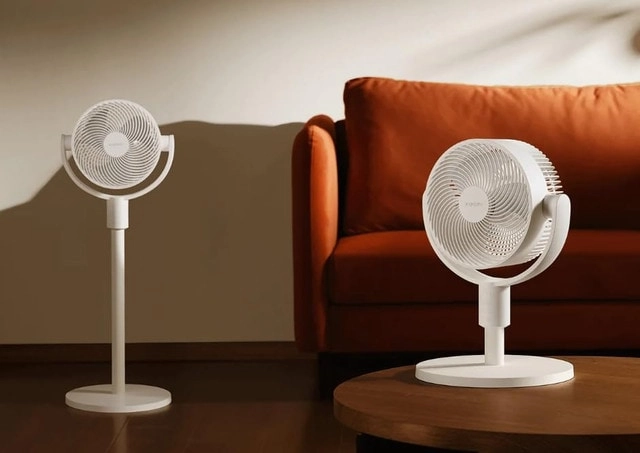 Smart Standing Air Circulation Fan - 18W Wi-Fi Enabled 360° Airflow