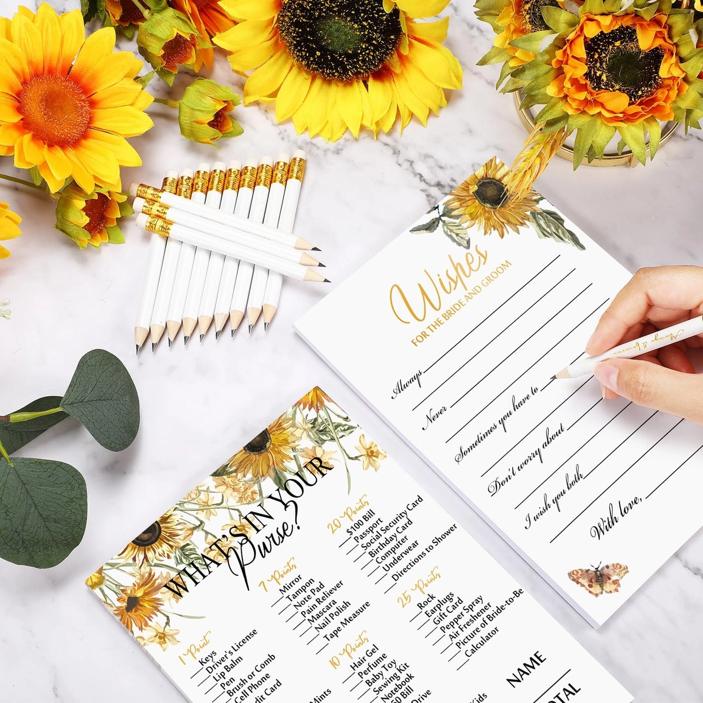 Bridal Shower Game Set - 220 Pieces