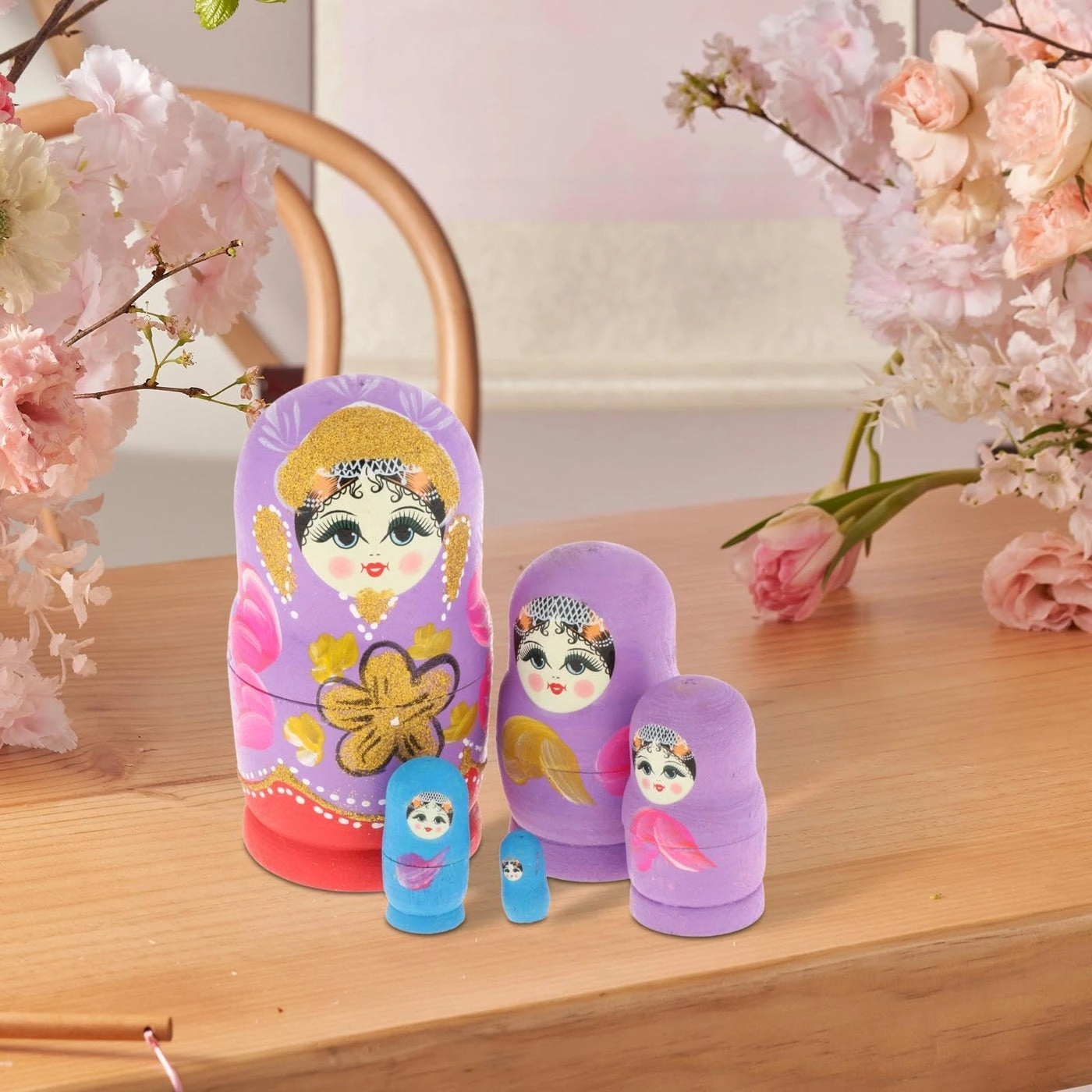 Russian Nesting Dolls - 5 pcs