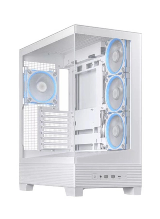 A31 PLUS - Tempered Glass Front & Side Panels ATX Mid Tower