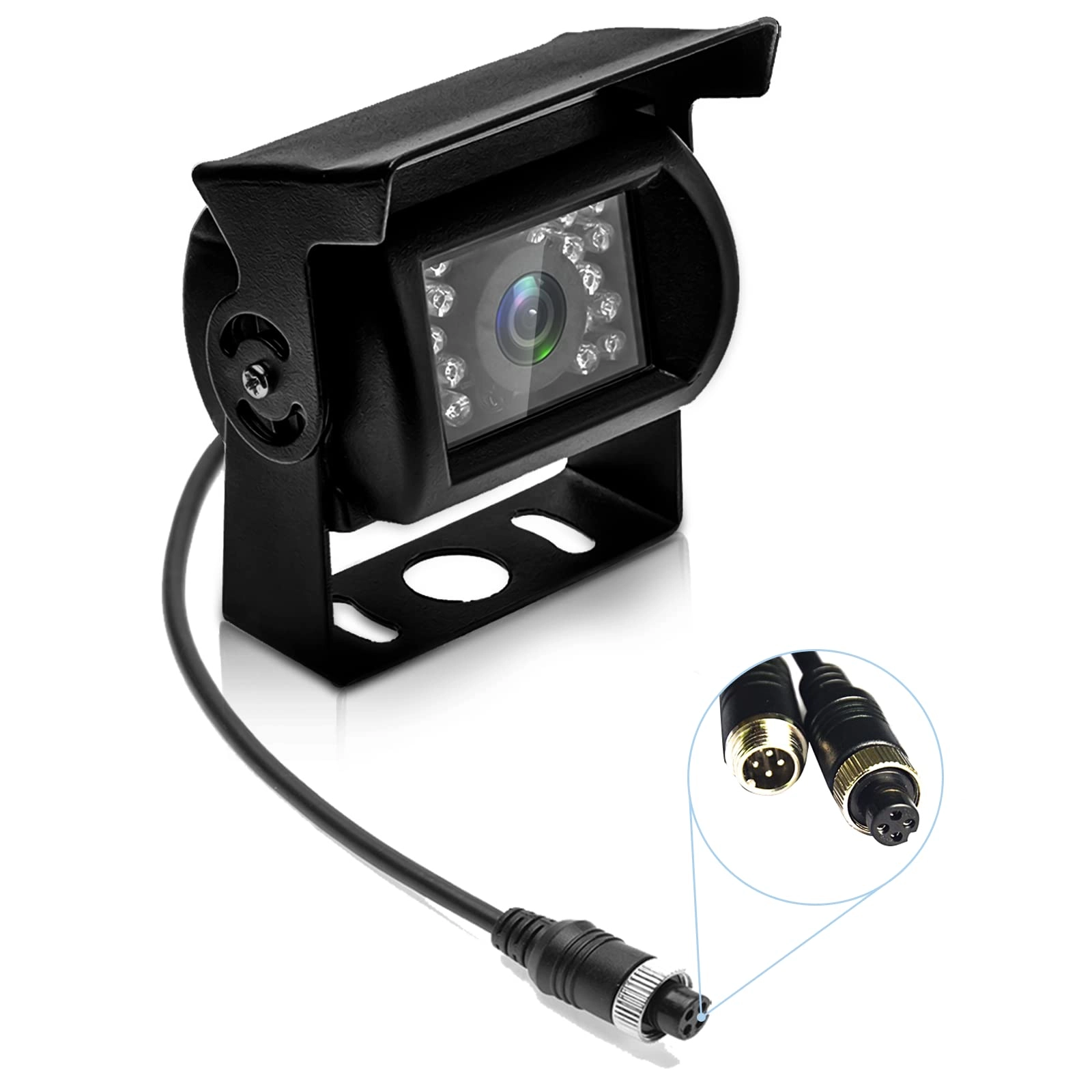 Hikity Backup Camera - Night Vision 4 Pin