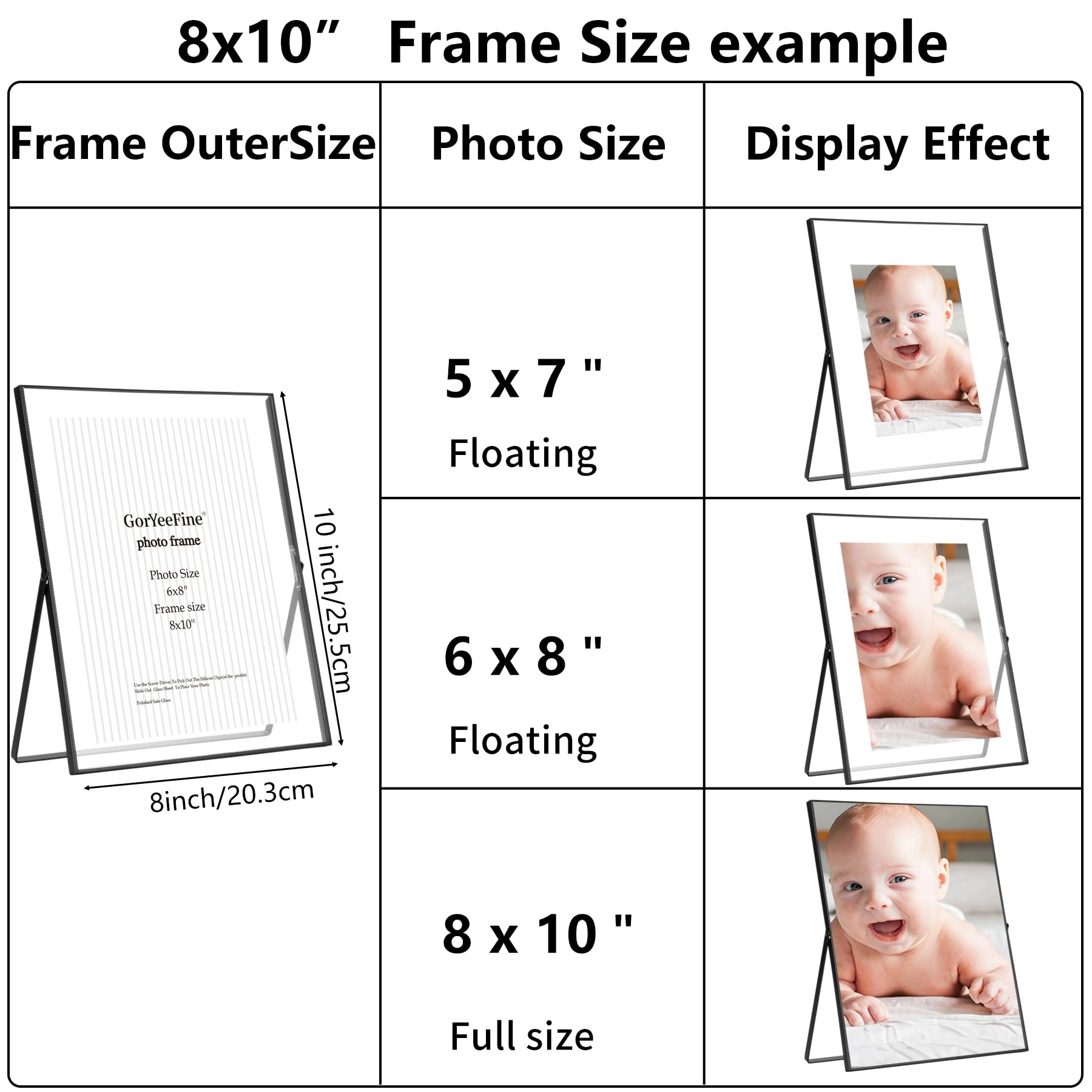Floating Frame - 8x10'' Set