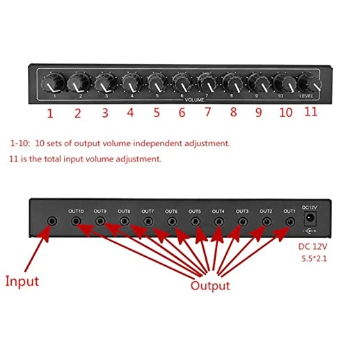 Headphone Amplifier - 10 Channel