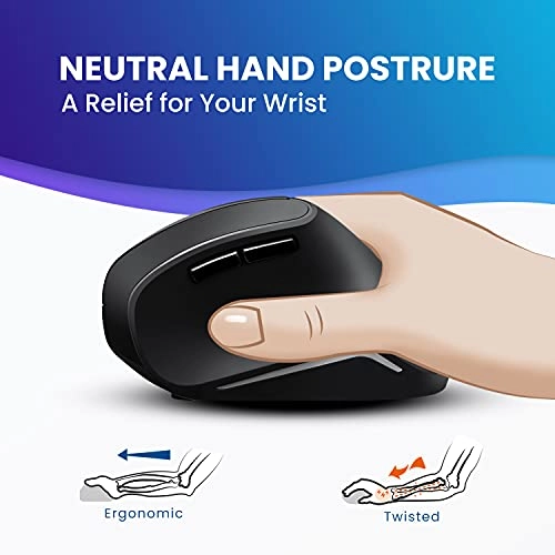 PERIMICE-715 Ergonomic Vertical Mouse - USB