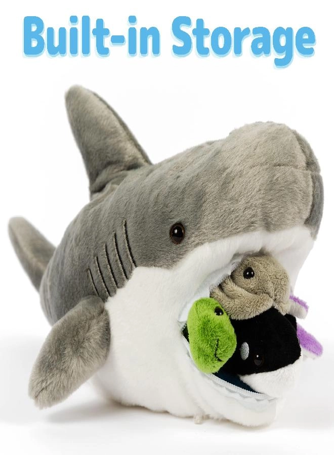 Shark Plush Toy - 15" 5 Sea Friends