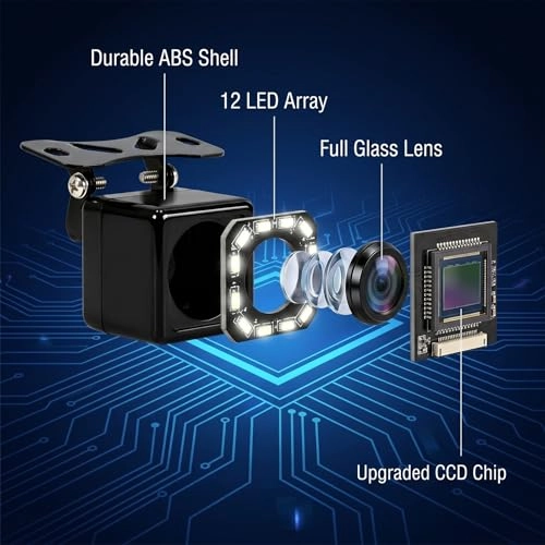 Car Backup Camera - Night Vision Wired 1080P