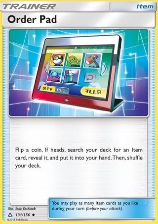Pokémon Order Pad 131/156