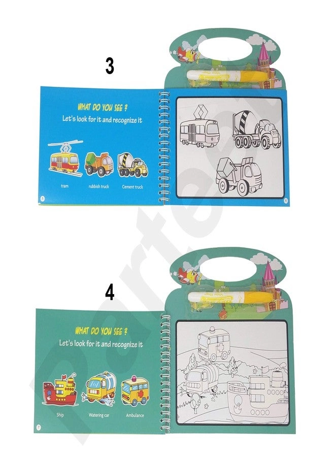 Magic Water Painting Book