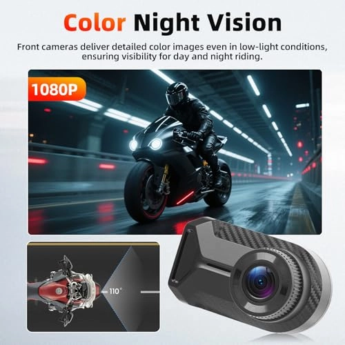 Motorcycle Dashcam - 2K 30FPS