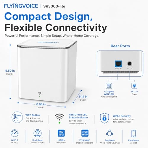 SR3000-LITE - 3000 Mbps Wi-Fi 6