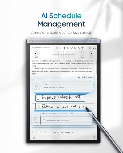 AINOTE Air 2 - 32GB 8.2" + Black Folio Case + Marker Plus Pen