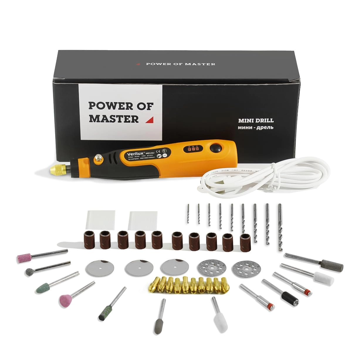 Verilux Mini Cordless Drill Machine - 900Ah 3.6V Kit