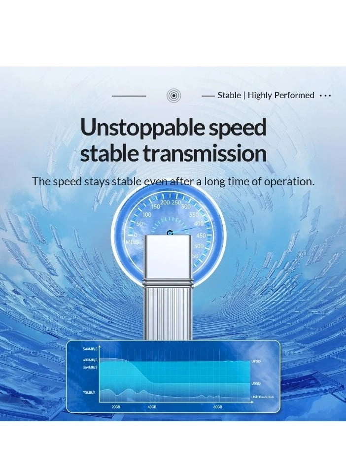 Metal Flash Drive - USB A 512GB