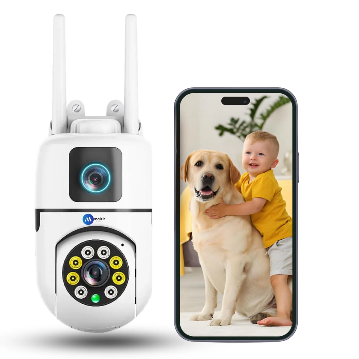 SONSANSMARTPUP sonsan smartpup PVT Ltd maizic smarthome S-mini Dual Lens WiFi