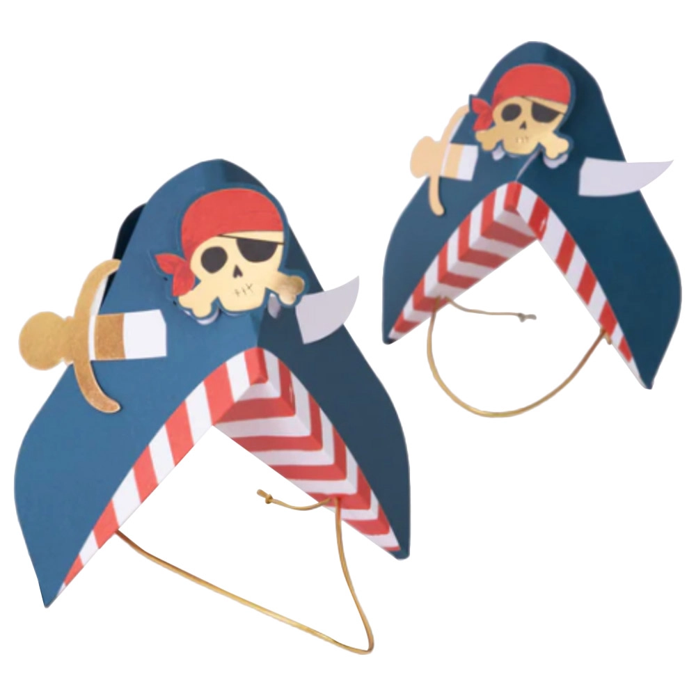 Meri Meri Pirate Party Hats - Pack of 8