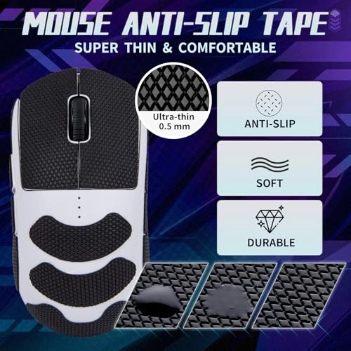 Mouse Anti Slip Grip Tape - For G PRO 2 LIGHTSPEED 0.5mm Palm Sweat Absorption