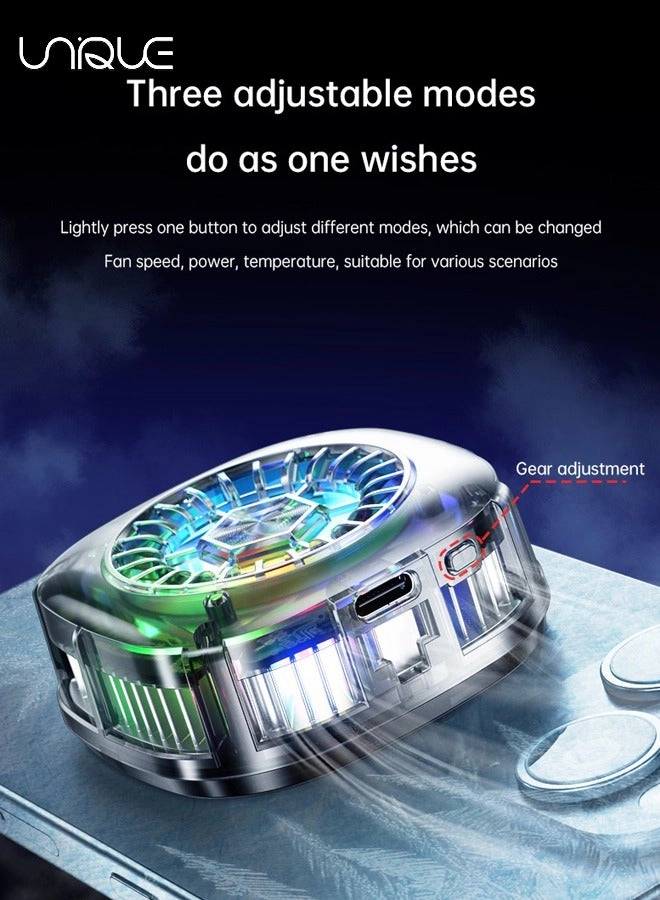 Magnetic Phone Cooler - RGB Transparent