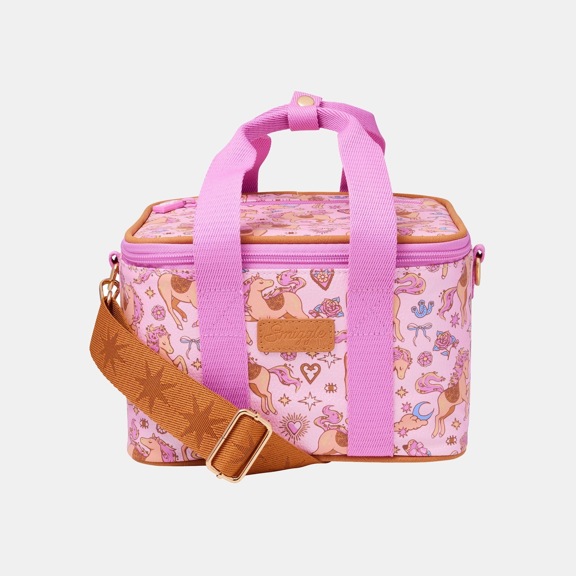 Smiggle Large Dual Strap Lunchbox - Wildflower 7000